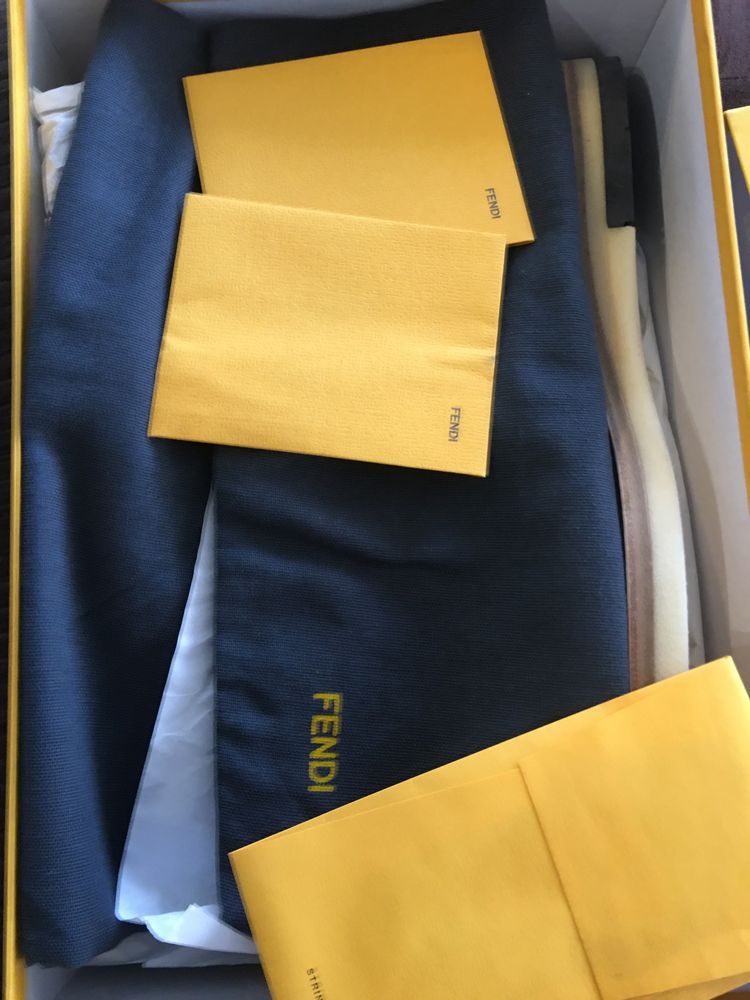 Эффектные дезерты ботинки чукка Fendi Roma новые оригинал