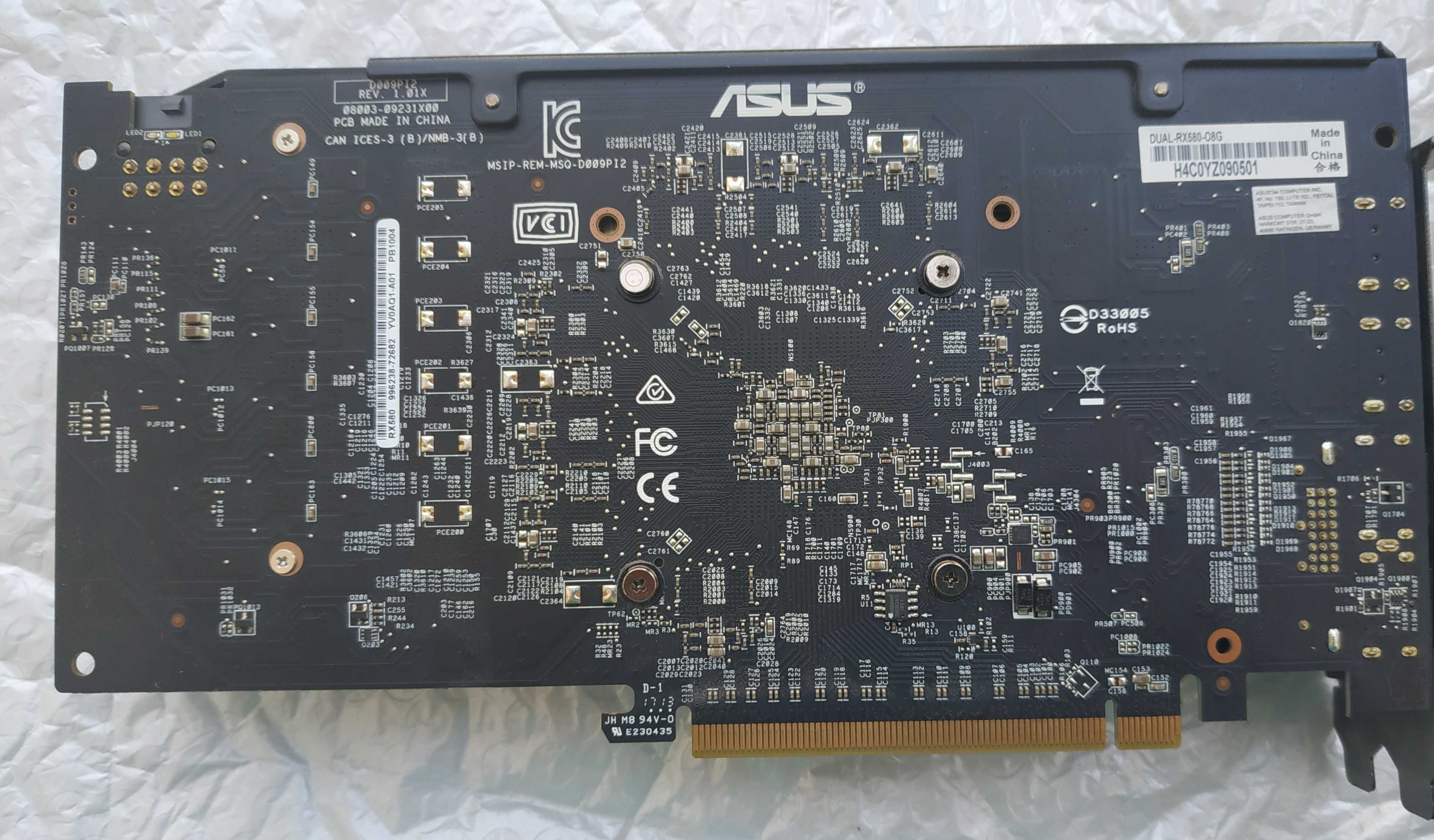 Asus Radeon RX580 Dual O8G (Dual-RX580-O8G)