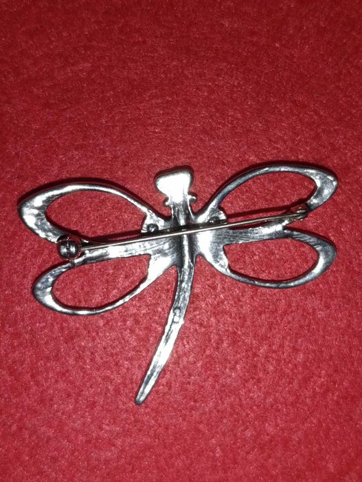 Alfinete de Peito Libelinha em Prata