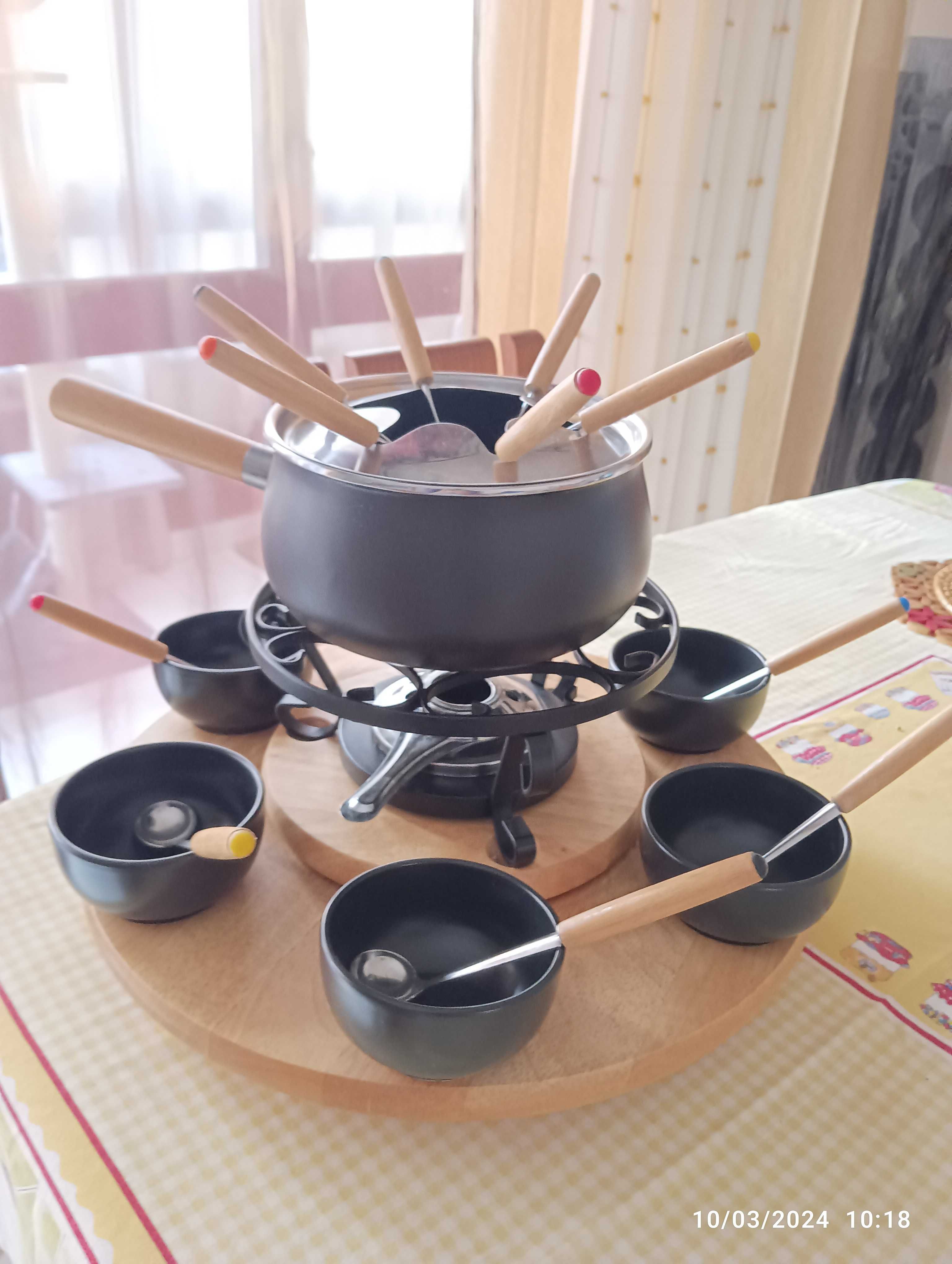 Fondue a álcool para 6 pessoas