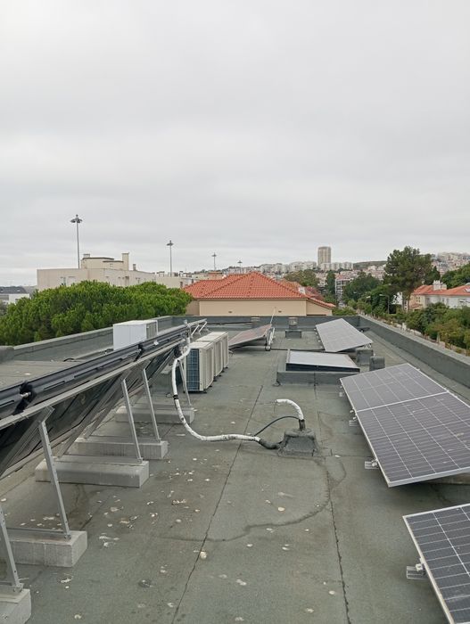 Limpeza de painéis solares