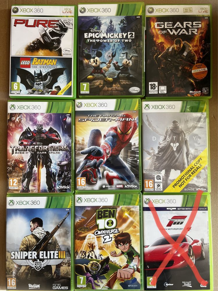 Jogos XBOX 360 vários