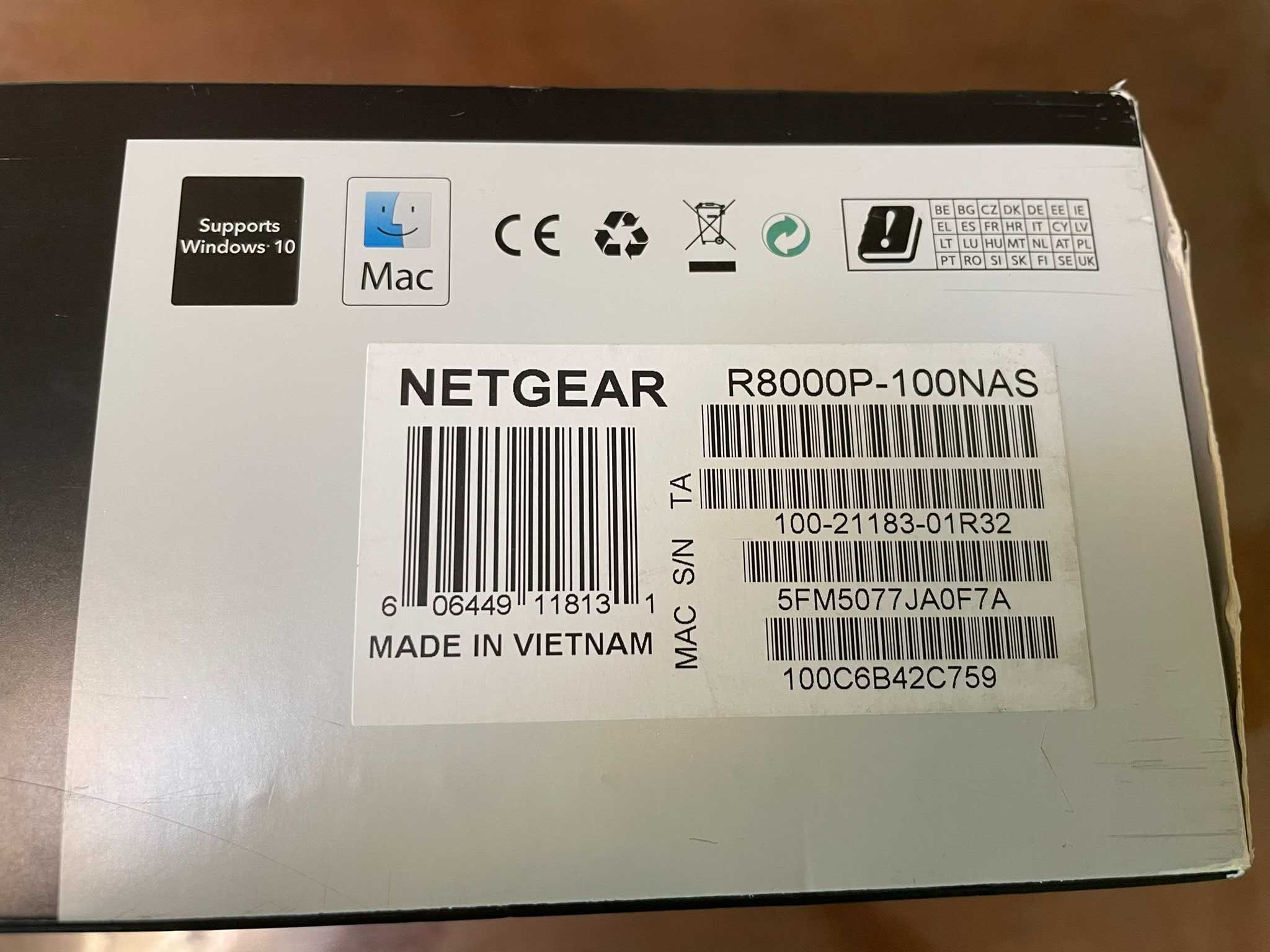 Wi-Fi роутер Netgear R8000P-100NAS WiFi5 AC4000