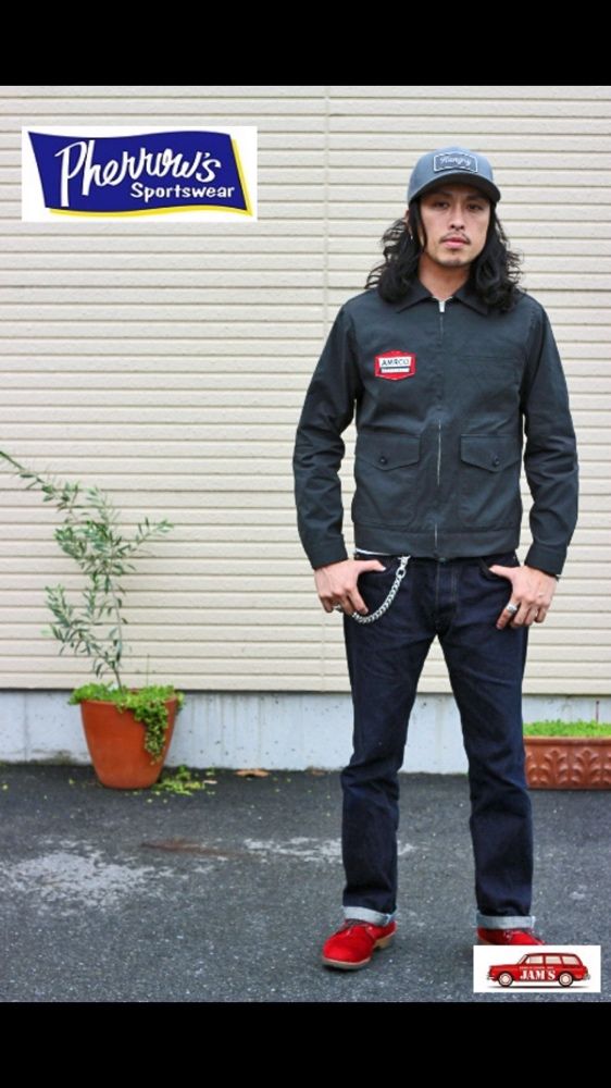 Мужская куртка Pherrows Japan pwj1 worker jacket