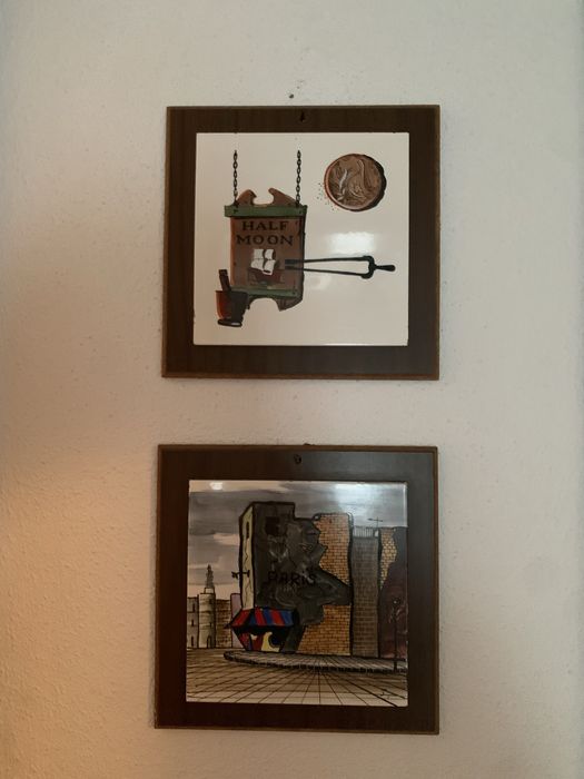 Conjunto 3 quadros . Tamanho quadrado
