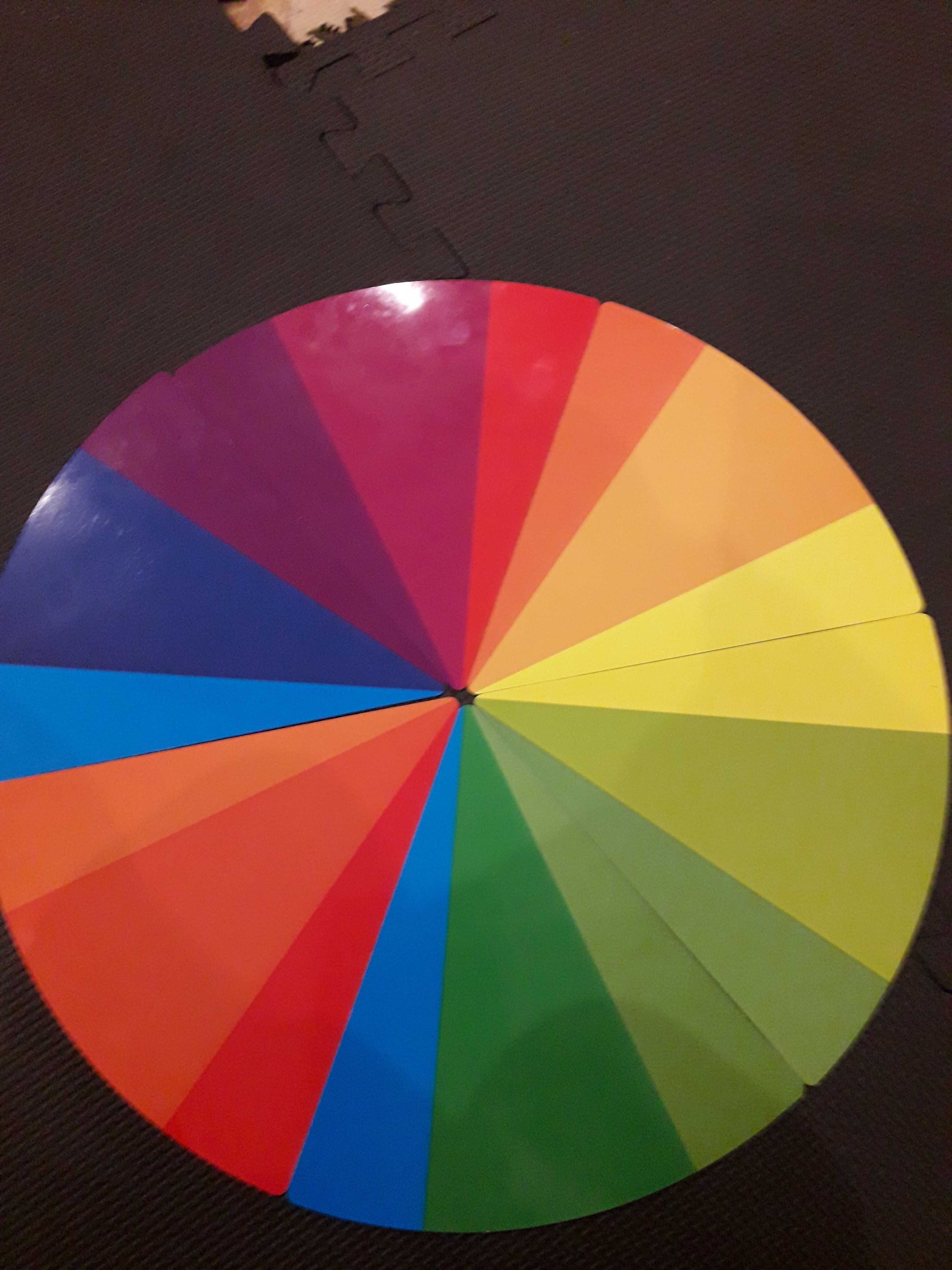Magnetyczne koło barw do plastyki