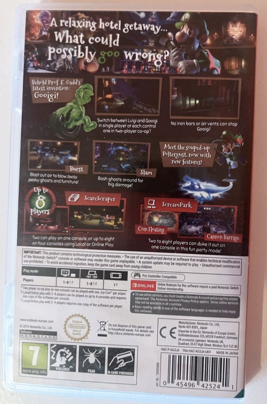 Gra Luigi's Mansion 3 Nintendo Switch