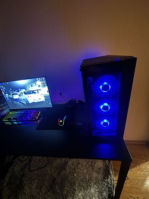 Ігровий компьютер Ryzen 5 5600x + gtx msi 1660ti + 16gb. Монітор 144hz