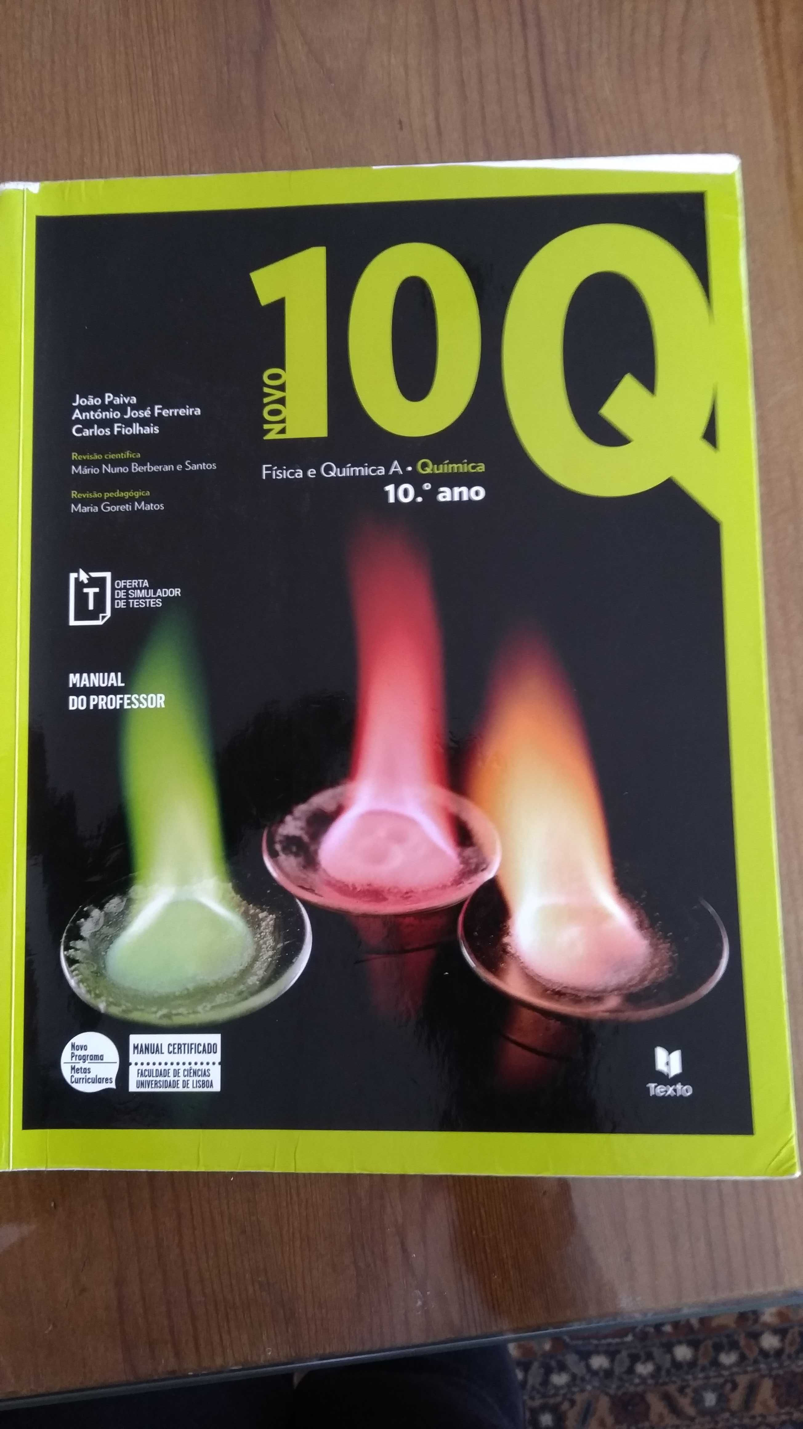 Manual Novo 10Q - Fisica e Química 10.º Ano