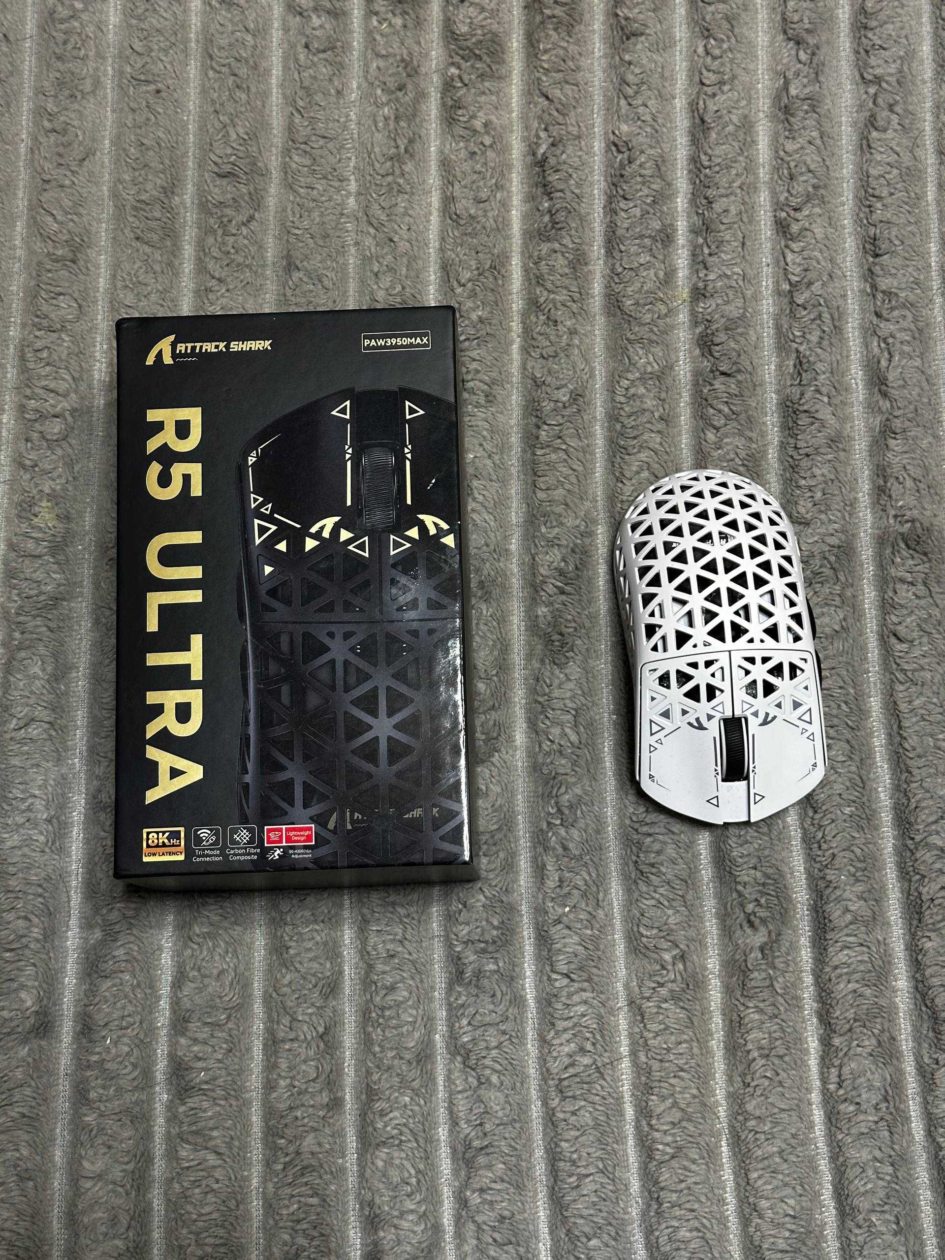 Мишка з карбону Attack Shark R5 Ultra PAW3950MAX