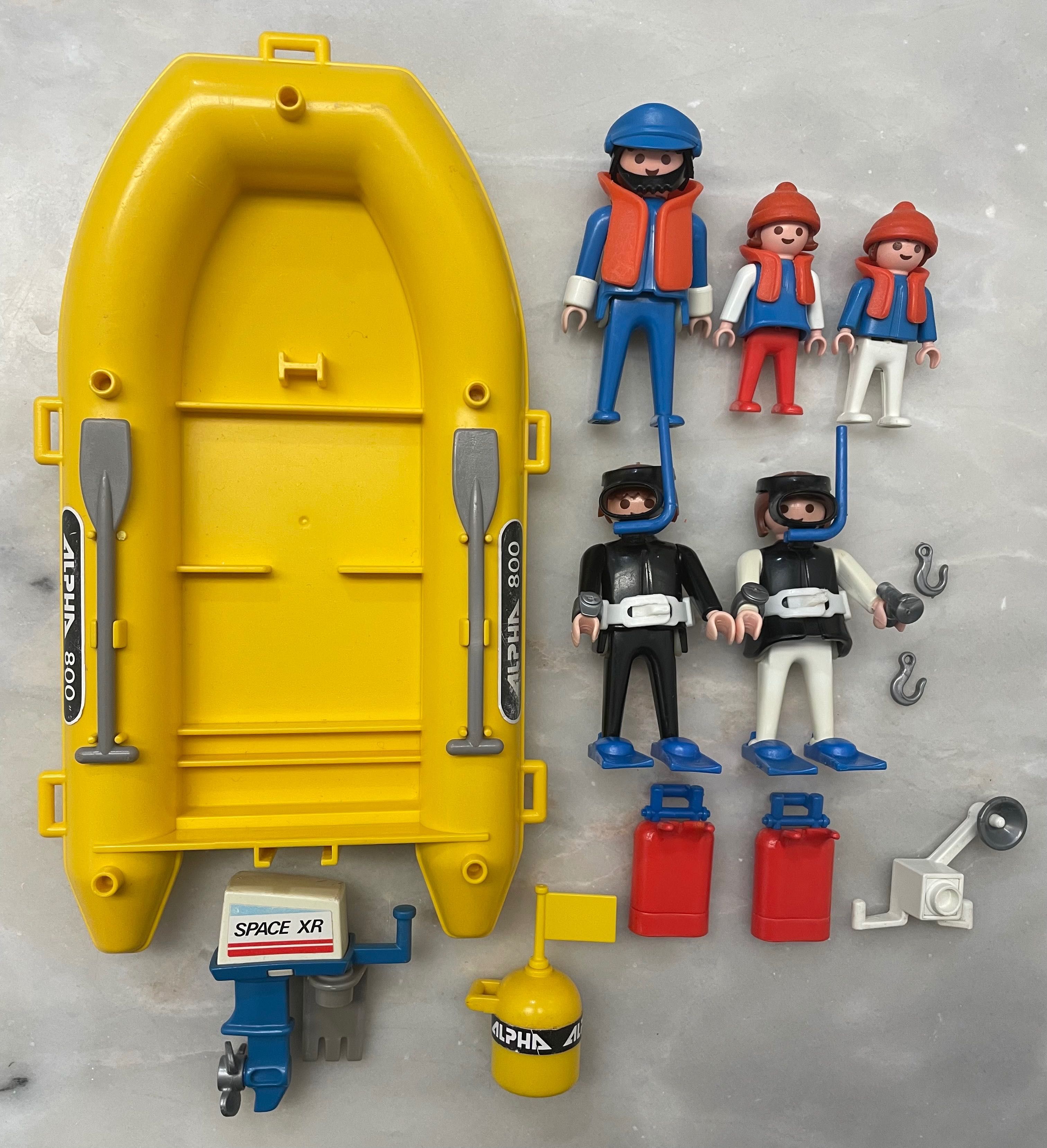 Playmobil 3479 mergulhadores lancha