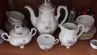 Zestaw do herbaty PRL Vintage porcelanowy