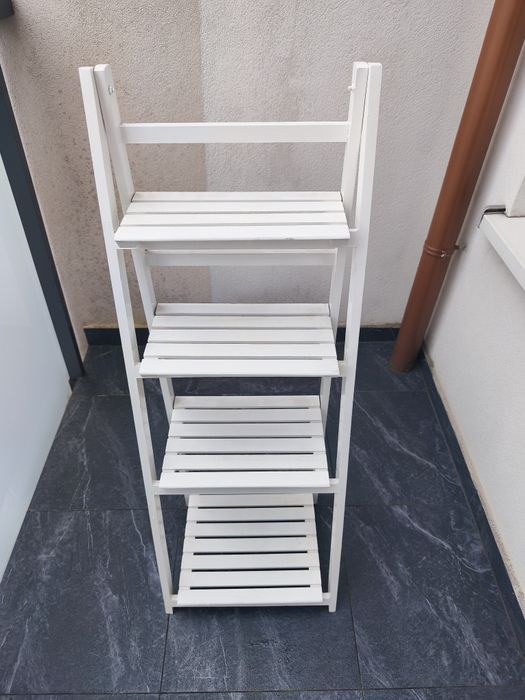 Biała stojąca półka biała