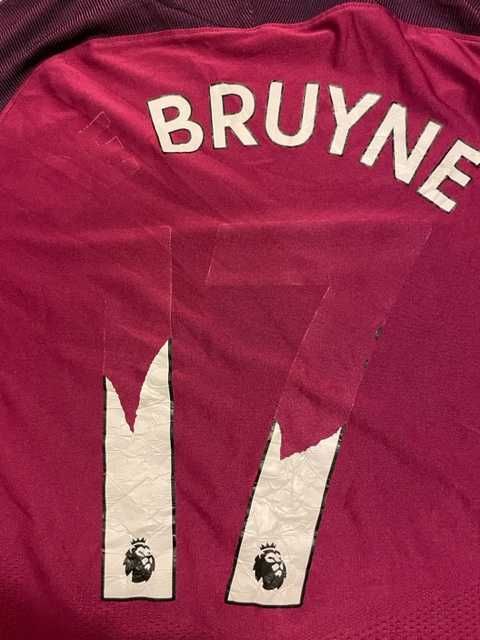 Koszulka piłkarska Manchester City #17 De Bruyne Nike S