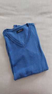 Camisola azul homem