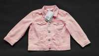 Różowa kurtka jeansowa nowa H&M 104 z metką