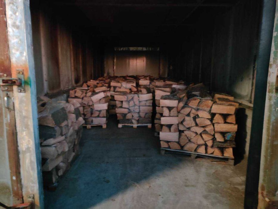 !! PROMOCJA !! - Drewno kominkowe [ układane na paletach ]