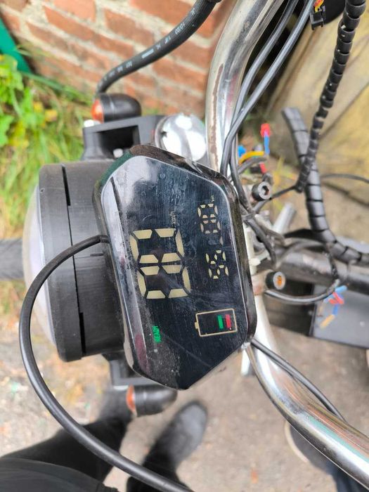 Електробайк на базі Мінськ 125 (4кВт АКБ, 3 кВт прямоприводний мотор)