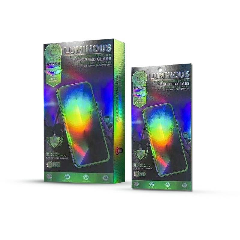 Szkło Hartowane Fluo Glass Do Iphone 12 Pro Max 6,7" Czerwona Ramka