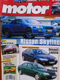 MOTOR Nissan Skyline, Daewoo Matiz policja, Twingo. Laguna, 206 CC