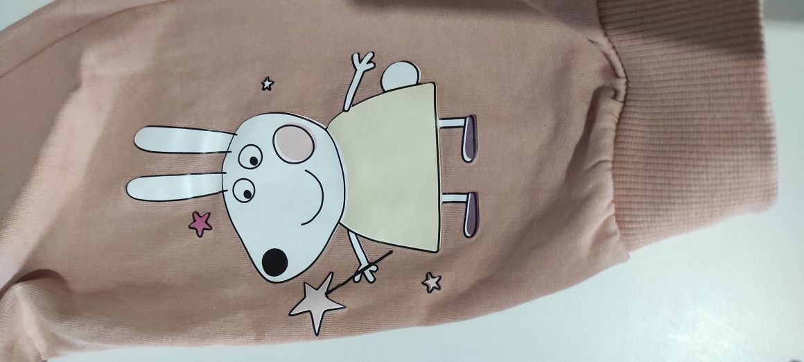 Piżama jednoczęściowa, pajac świnka peppa r. 92