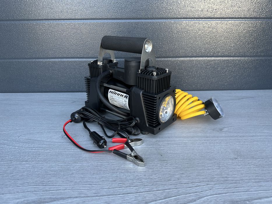 ‼️Автомобільний компресор KONE двухпоршневий 85л/хв, Автокомпрессор‼️