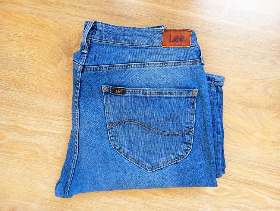 LEE Jeansy spodnie XL 32/31 męskie elastan W32 L31 w32l31 32/32 dżinsy
