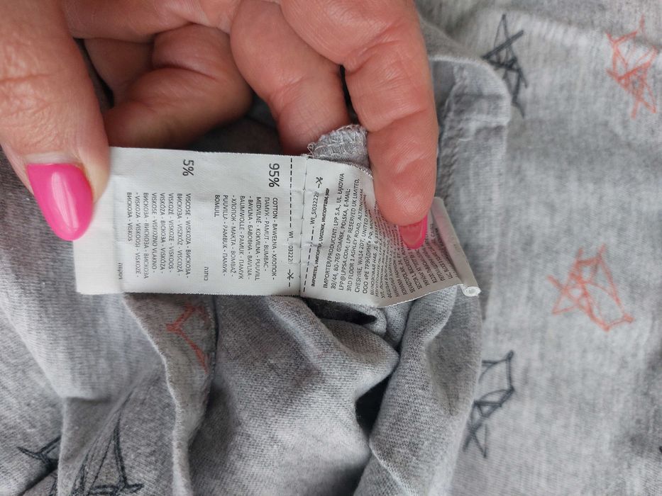 R.170 2 koszulki letnie młodzieżowe Sinsay