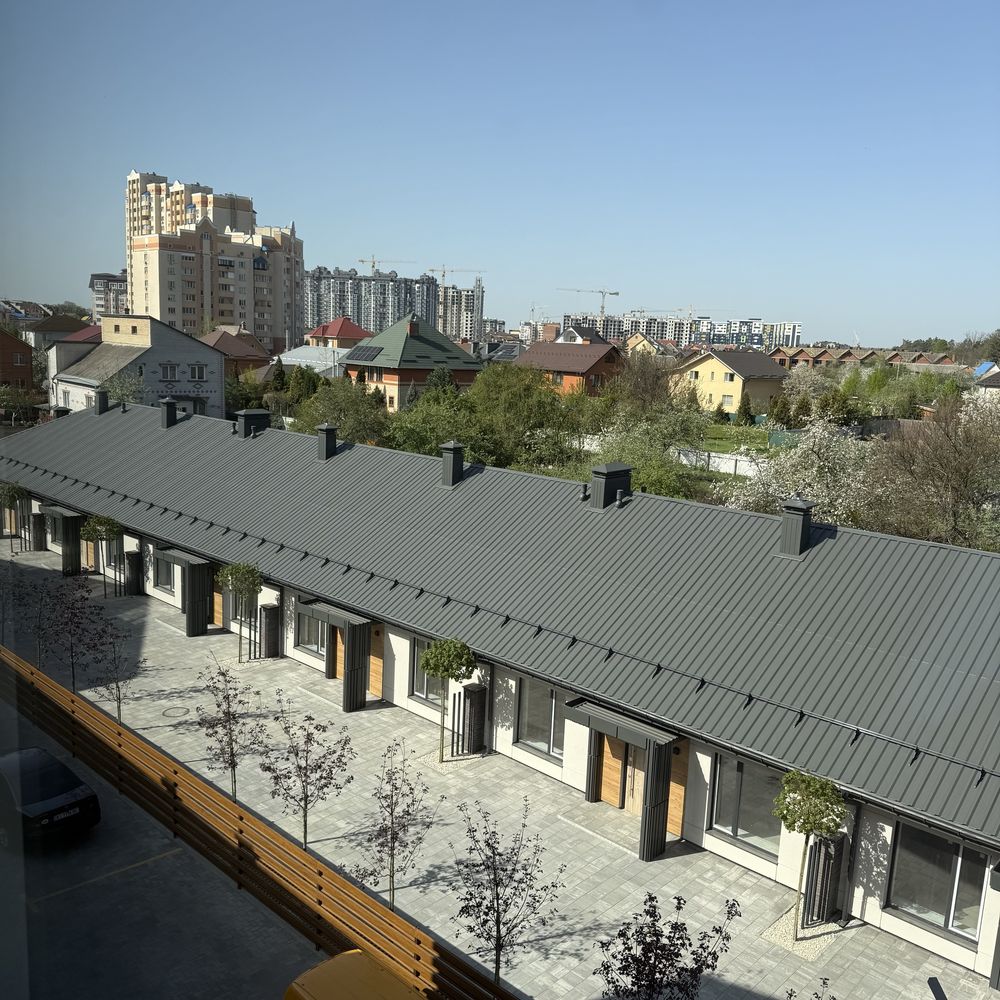 Продам ОДНОПОВЕРХОВИЙ ТАУНХАУС в центрі Бучі з каміном
