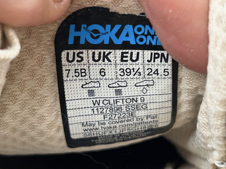 Оригінал! Кросівки Hoka Clifton 9 39 розмір М06170