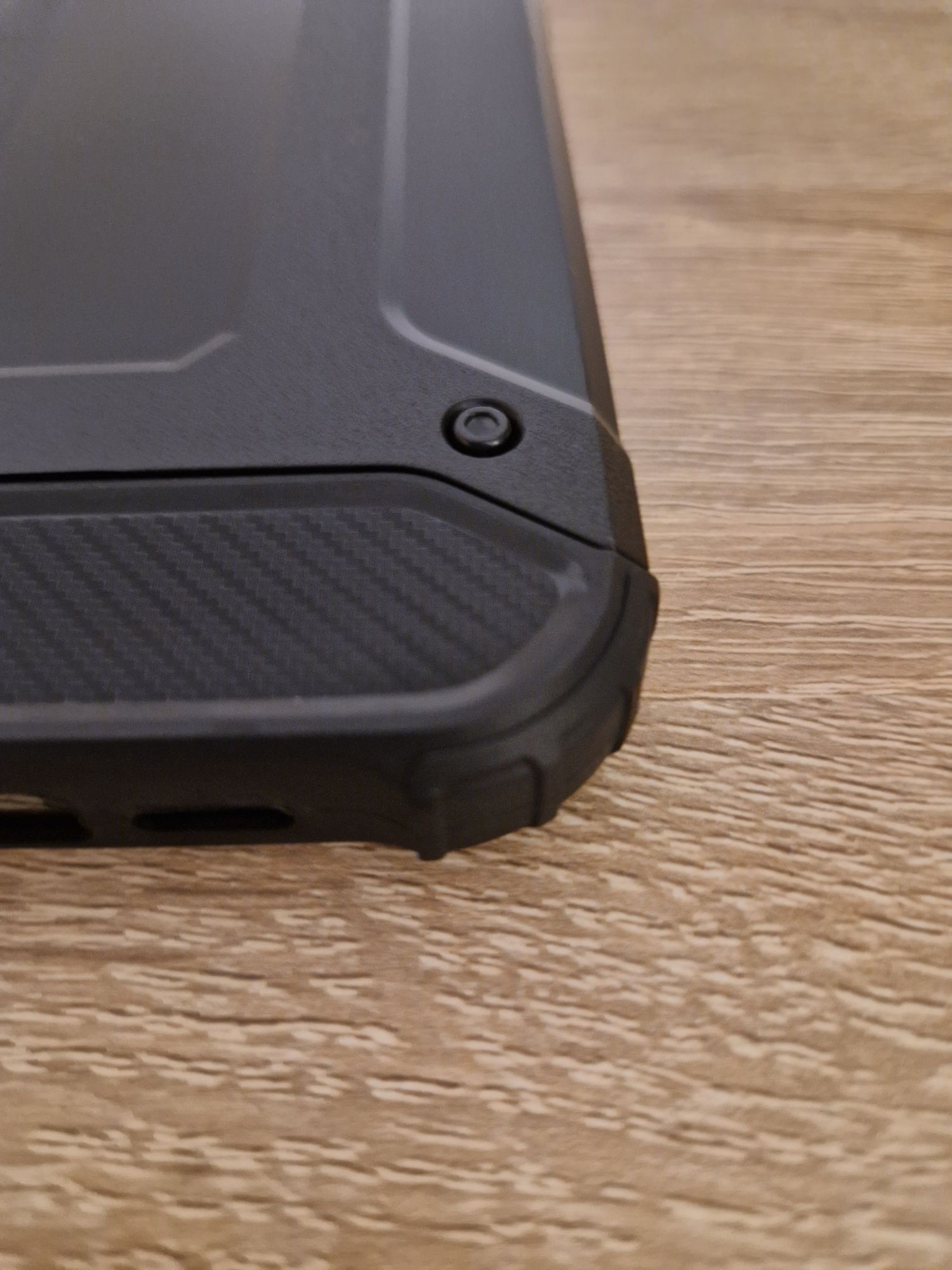 Etui Carbon czarny do Iphone 13 Pro Max + Szkło 9H