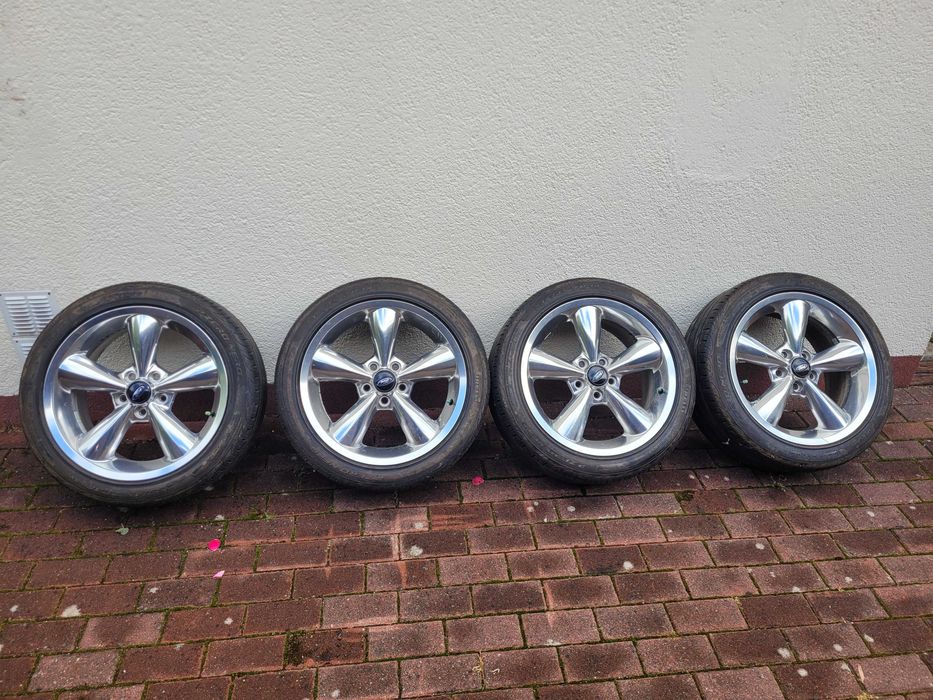 4x Felgi aluminiowe Ford 18” 5x114.3 – Oryginalne, polerowane