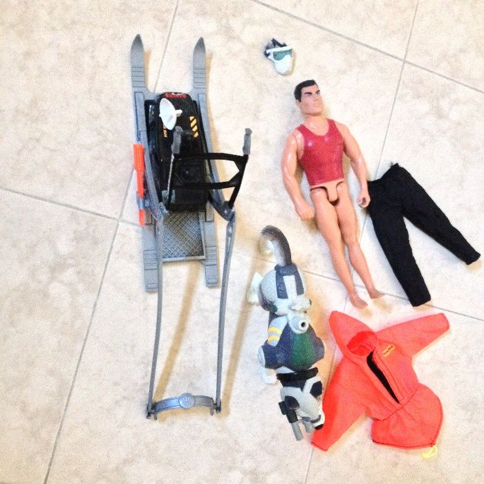 Action Man antigo, original, artic explorer, missão polar, impecável