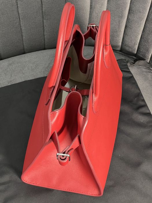 Сумка The Row червона шкіра