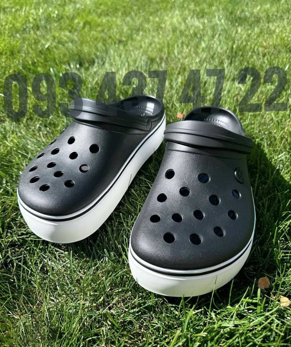 Нереально Круті Crocs на Платформі Crocband Platform Жіночі Крокси
