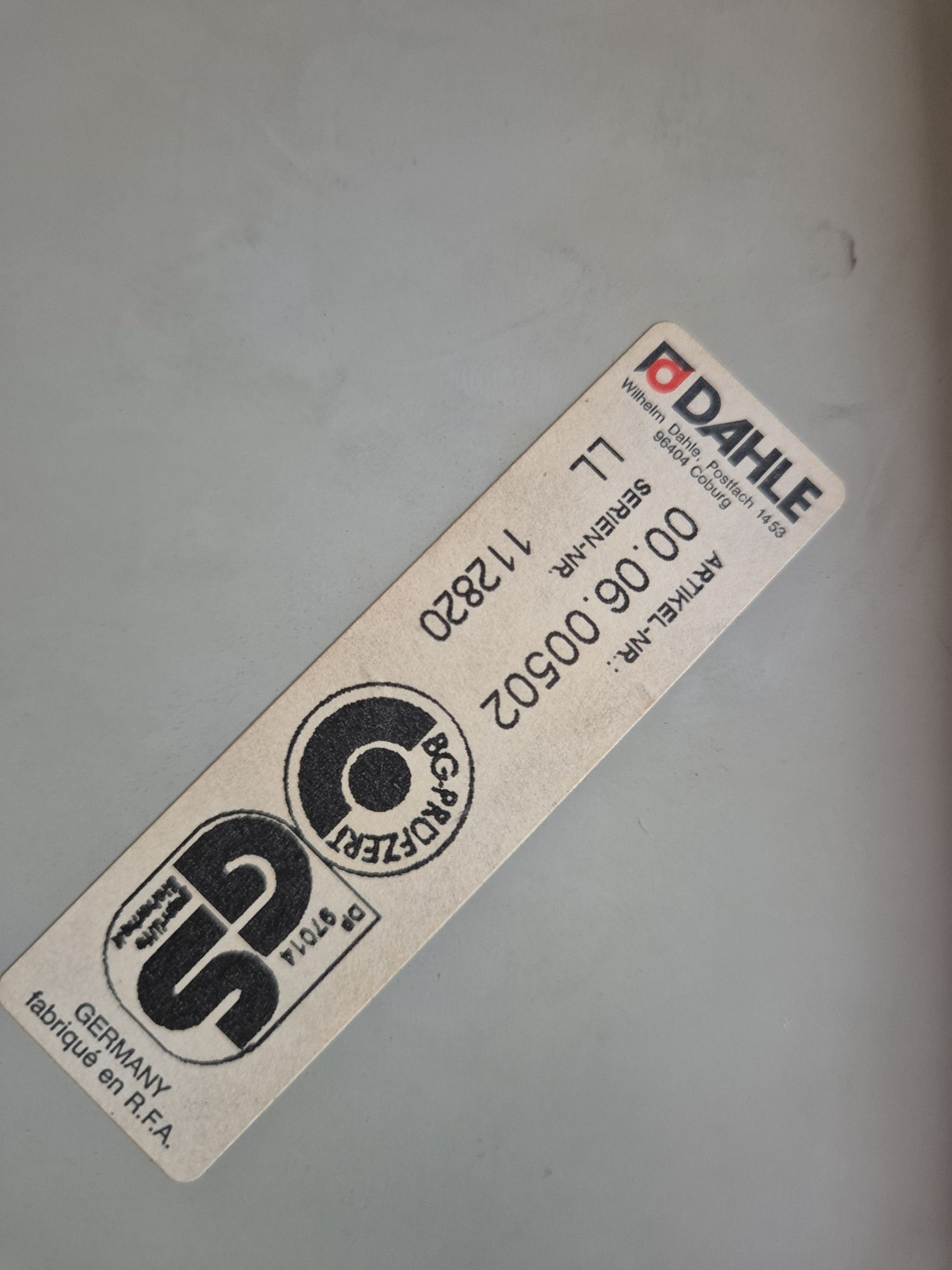 Gilotyna do papieru Dahle 502