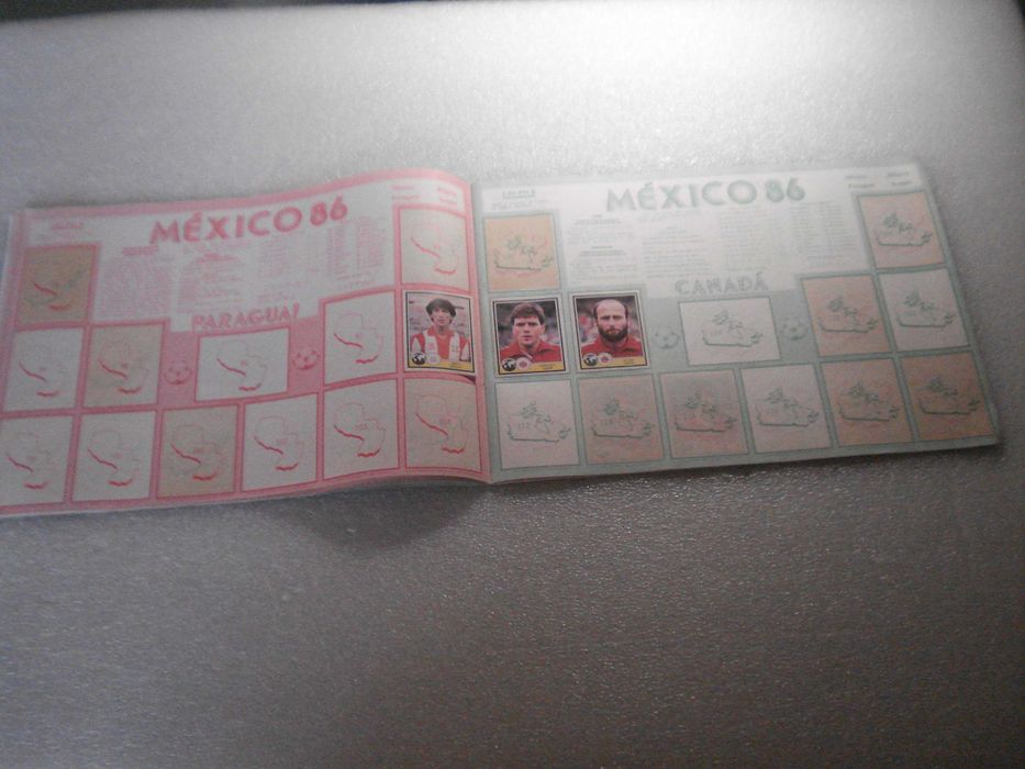 Antiga Caderneta Cromos México 86 Incompleta