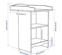 Stolik do przewijania dziecka IKEA SMÅGÖRA