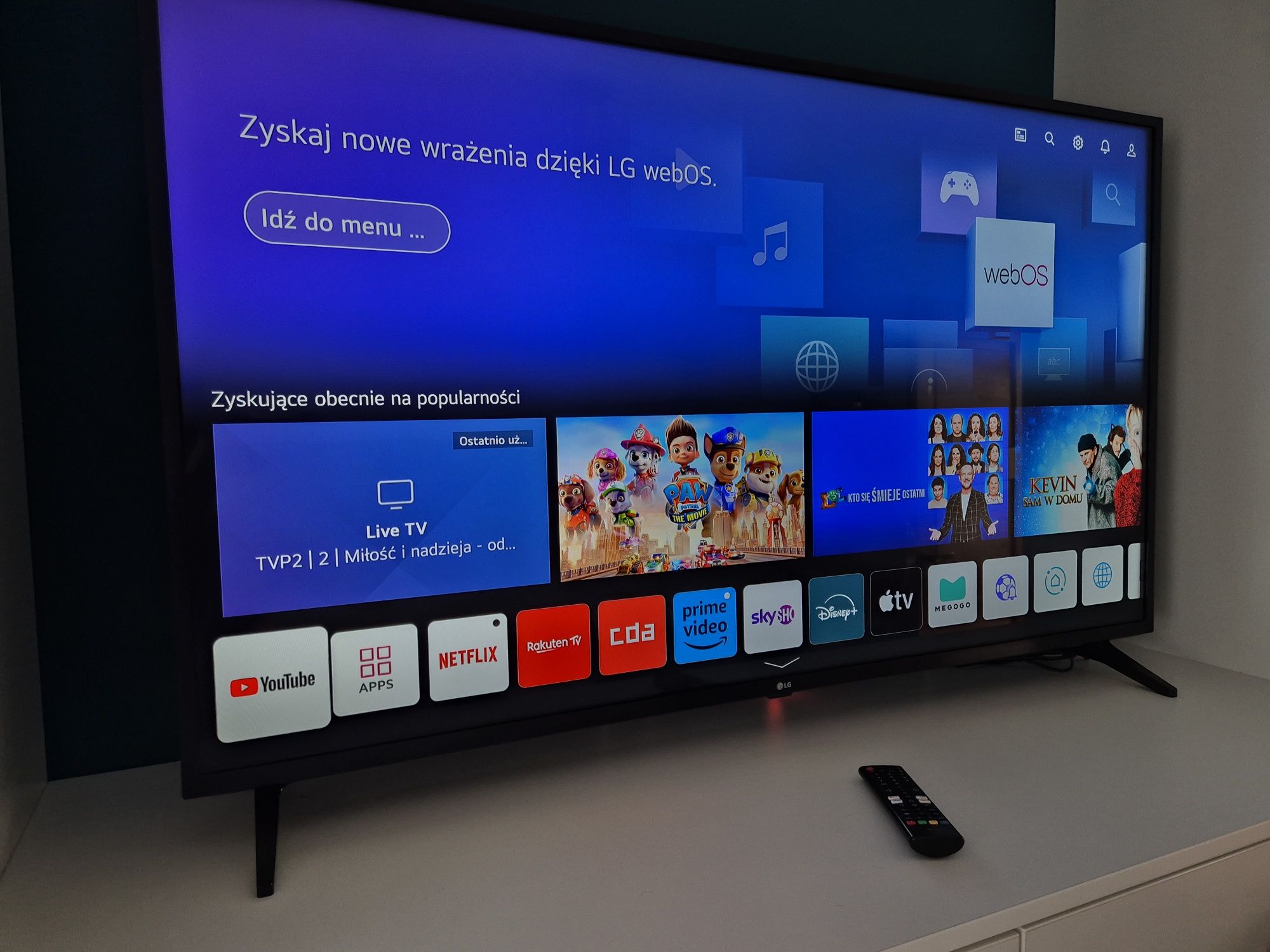 Telewizor LED LG 55UQ75003LF 55 cali 4K UHDTelewizor LED LG 55UQ75003L