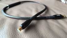 kabel audio USB ( A-B ), klasa hi-end, długość 1 m,  czyste srebro