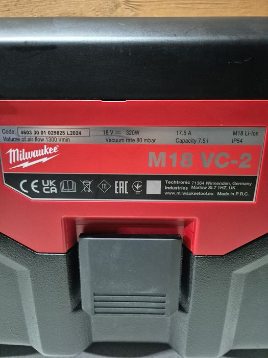 Milwaukee Odkurzacz Przemysłowy Aku. Orginał! F14