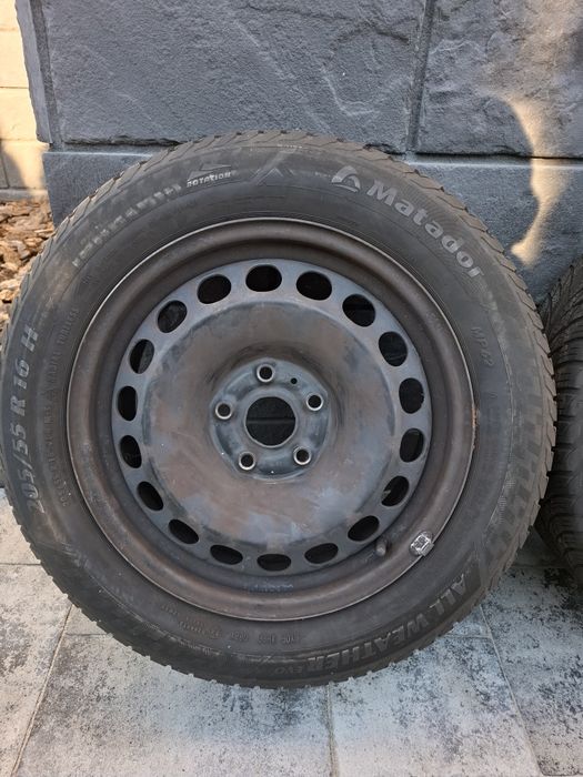 5/112/15комплект в зборі з volkswagen з зимовою резиною