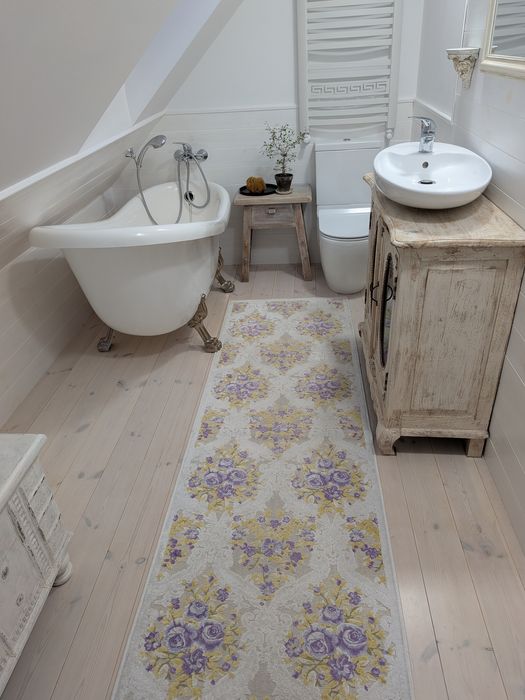 długi dywan chodnik English Home retro vintage cosy cottage 74x296