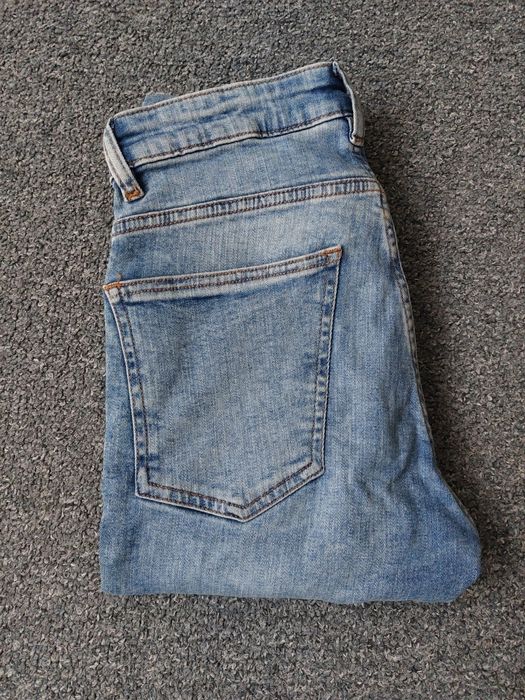 Spodnie jeans H&M Divided rozm. 28 skinny fit biker denim pants