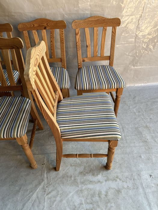 Komoda -krzesło z litego drewna