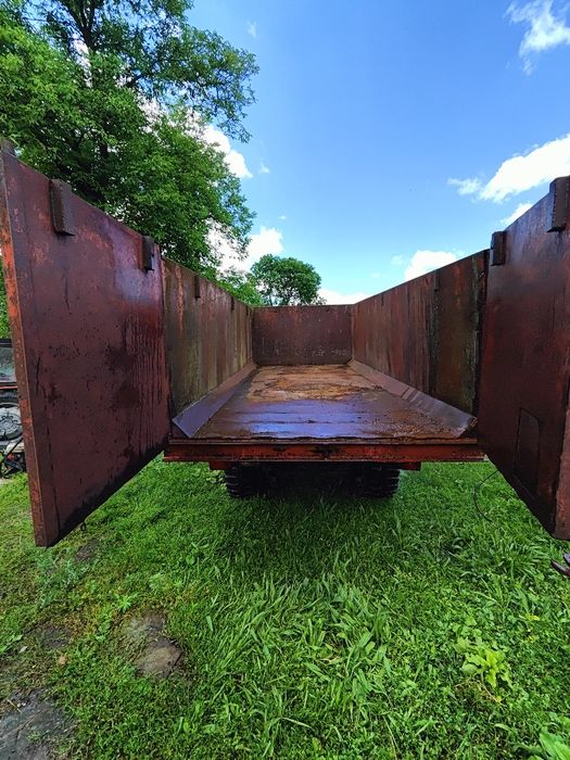 Przyczepa Skorupowa wywrotka kiper tandem jedno ośka