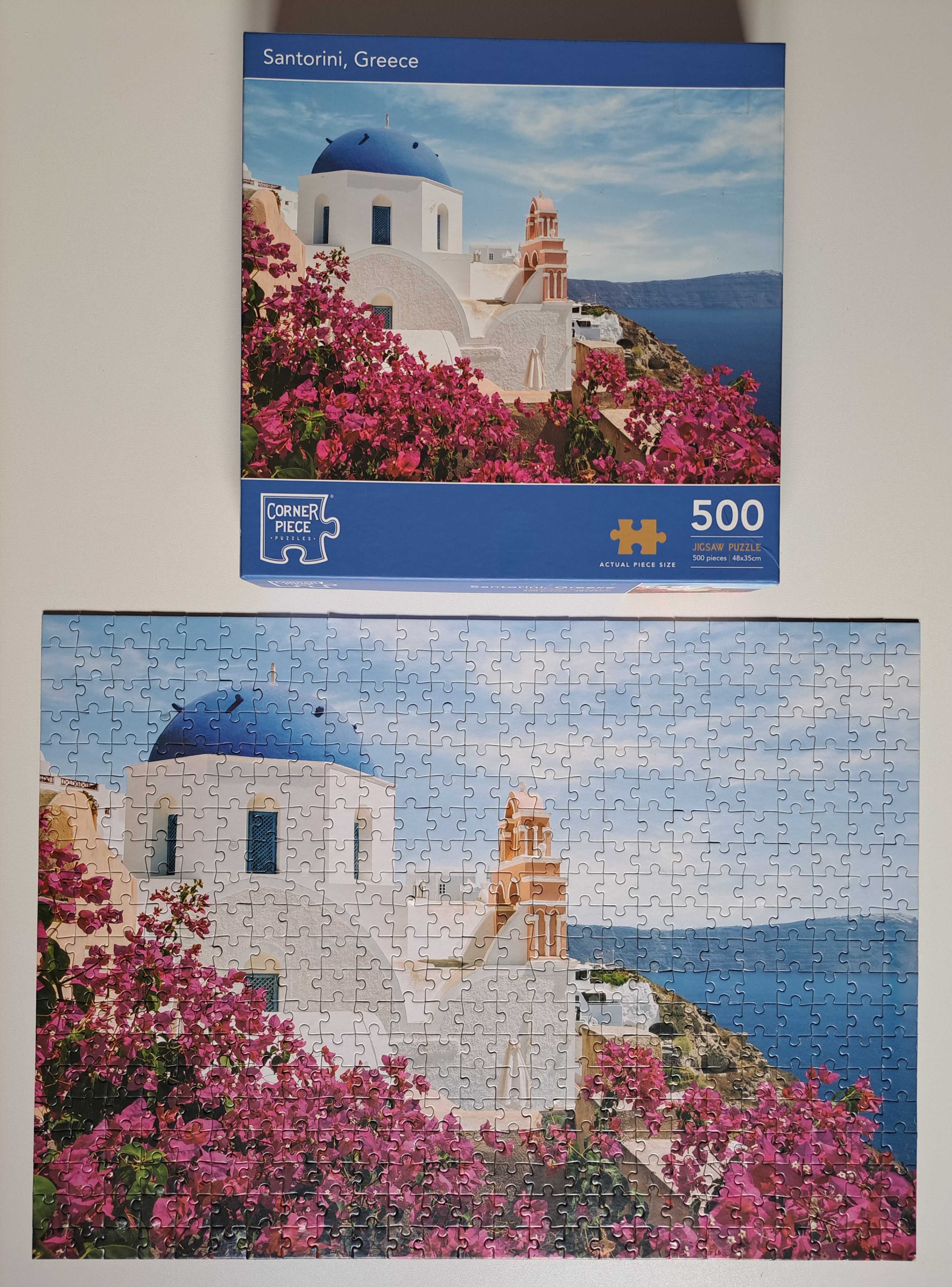 Puzzle Corner Piece 500 el. Santorini, Greece