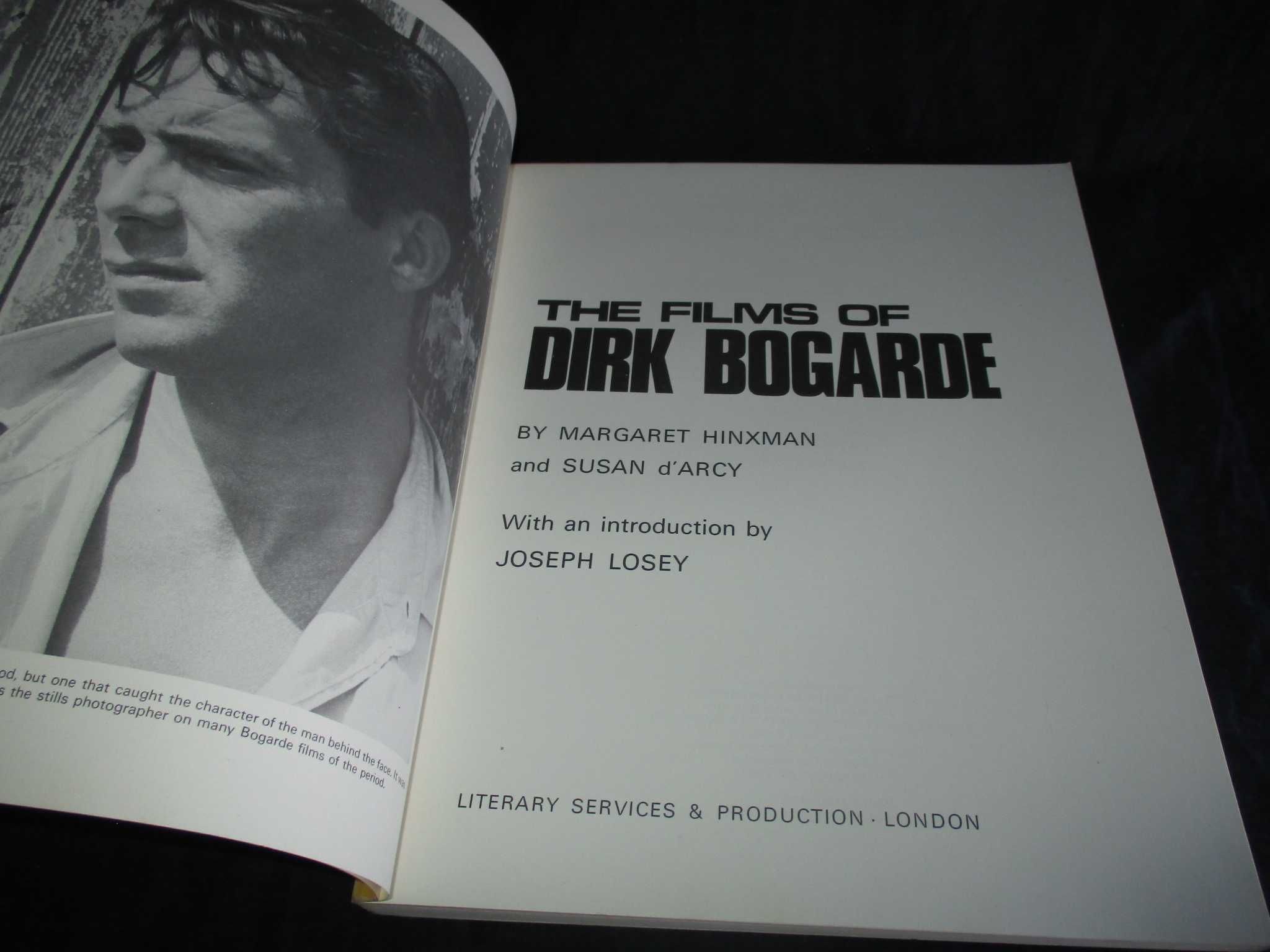 Livro The Films of Dirk Bogarde Margaret Hinxman Susan d'Arcy