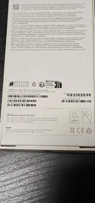 iPhone 16 Pro Max - 100% Bateria