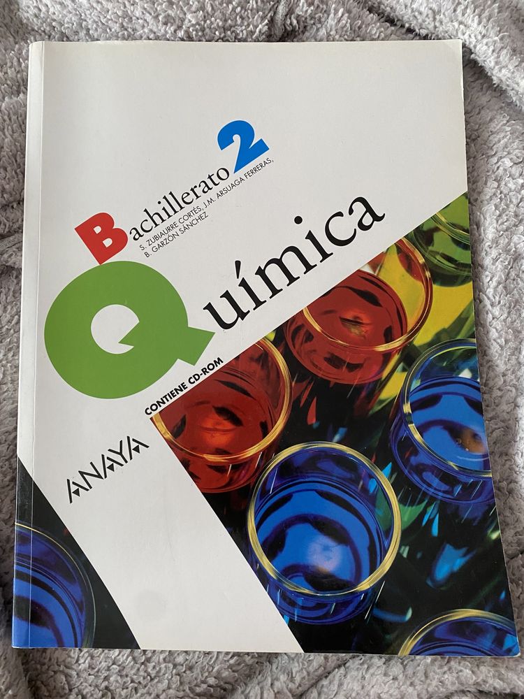 Livro Química Bachillerato 2, Medicina em Espanha